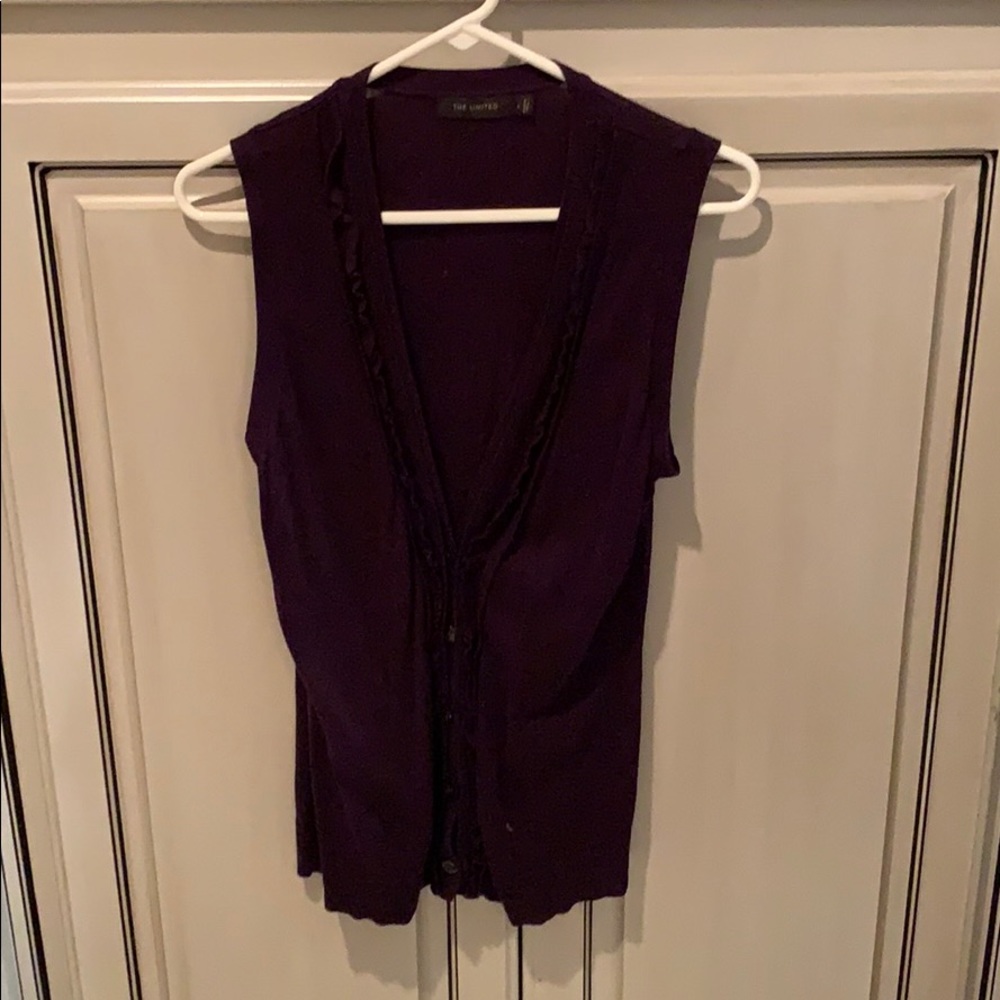 Limited Vest Dark Purple
